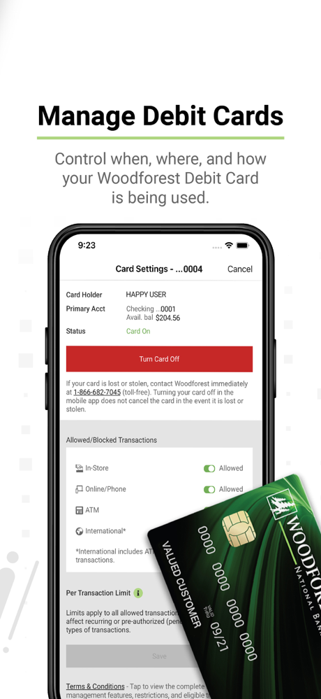 Woodforest Mobile Banking screenshot 4