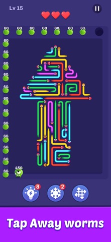 Wormygo - Arrow Puzzle Games iPhone screenshot