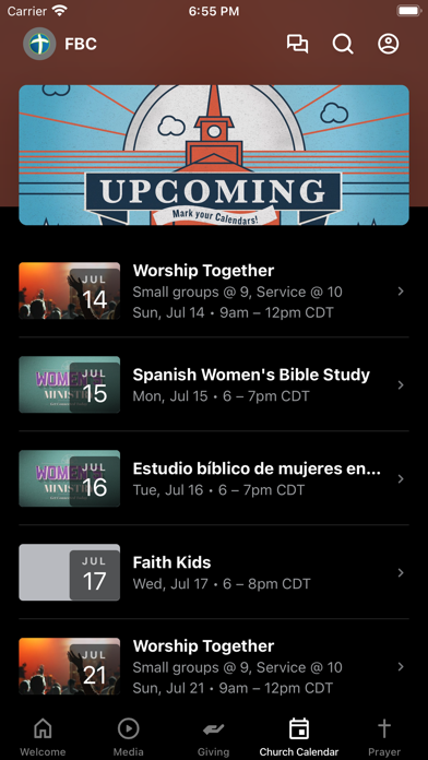 Smithville FBC Screenshot