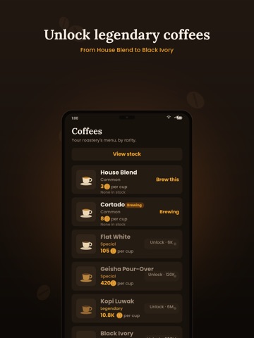 Coffee Station: Idle Clicker iPad screenshot