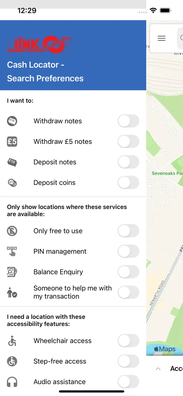 Screenshot #1 pour LINK Cash Locator