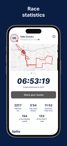 Ötztaler Radmarathon iPhone screenshot