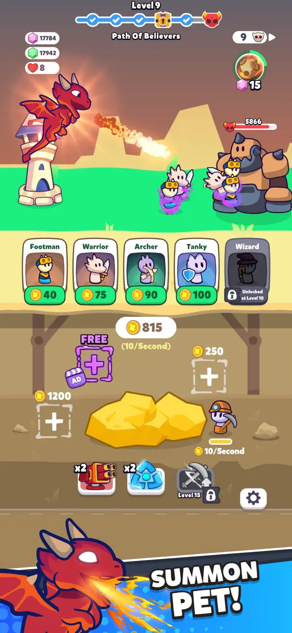 Miner Fighters ! Hack screenshot 7 - game app interface