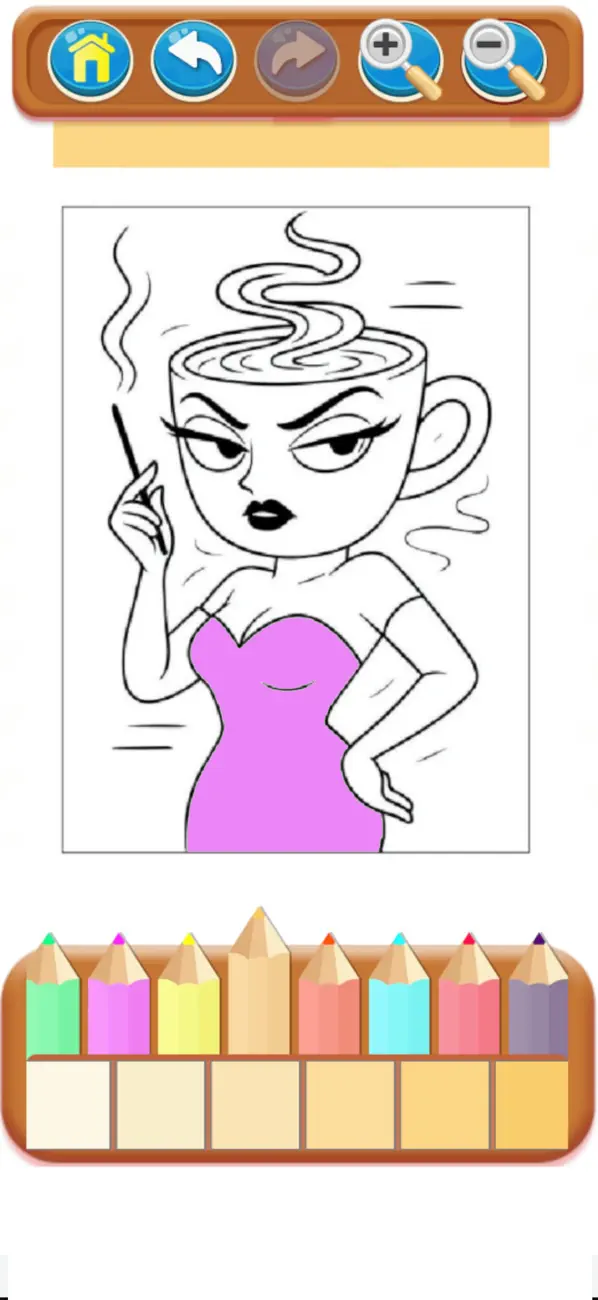 Screenshot #1 pour Brainrot Coloring Page Italian
