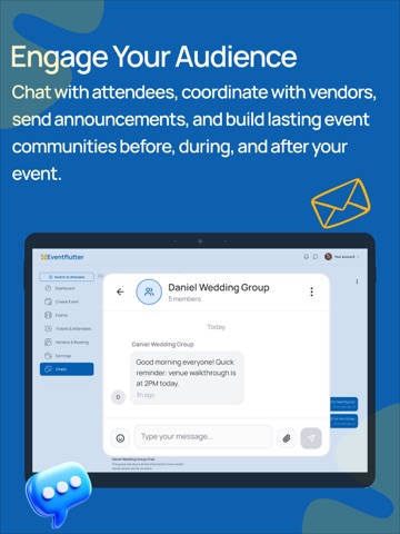 Eventflutter iPad screenshot