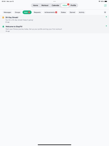 StayFit - AI Health & Fitness iPad screenshot