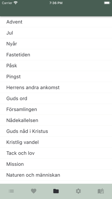 Sions Sånger Screenshot