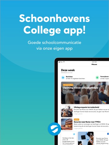Schoonhovens College iPad screenshot 1