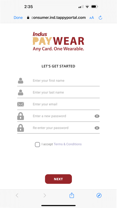 Indus Paywear Screenshot