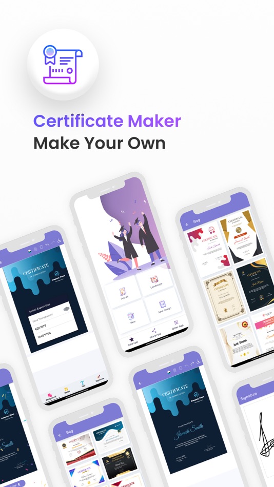 #1. Certificate Maker:Creator (iOS) 由: Krunalsingh shaktawat