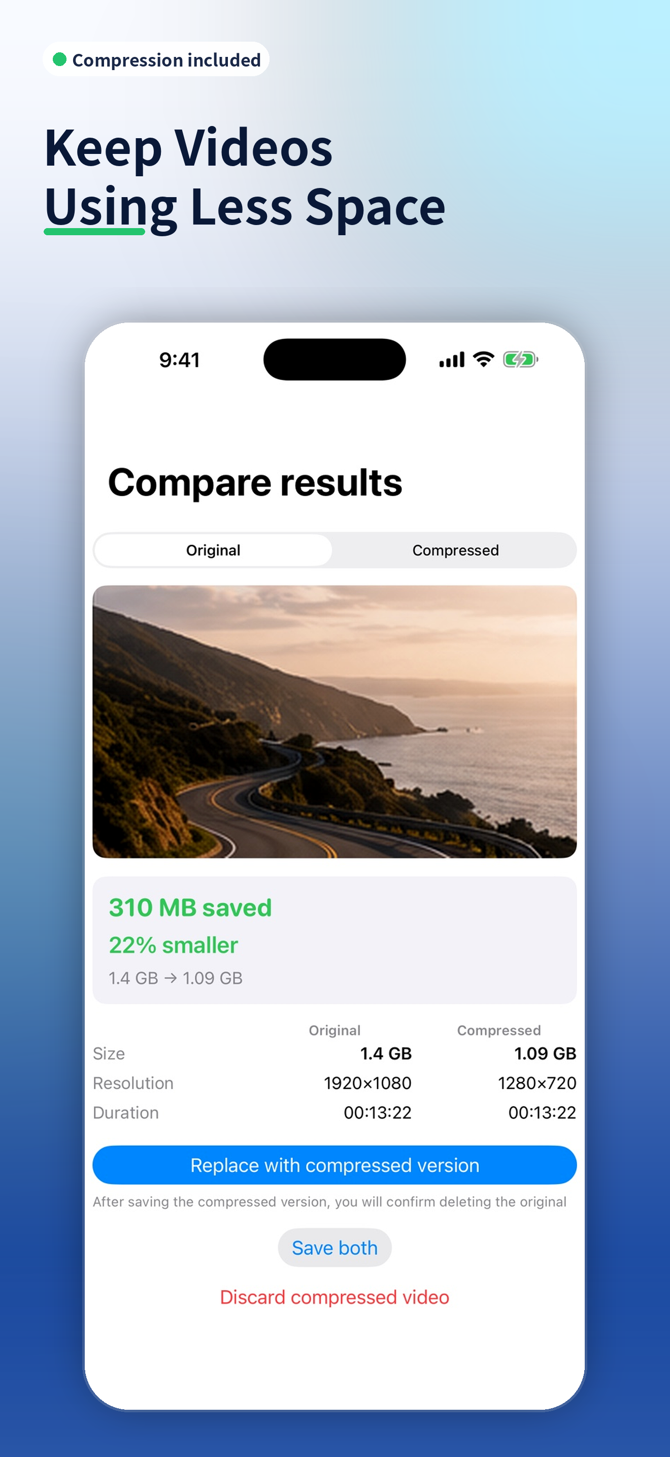 Video Cleaner: Sort by Size screenshot 3