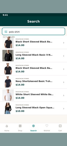 Moustache Stores screenshot