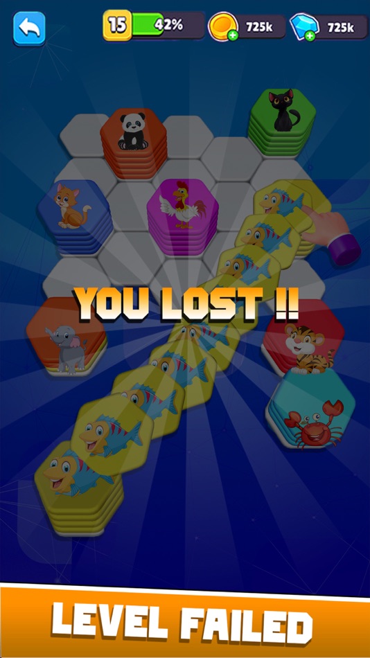 #4. Hexa Sorting - Brain Game (iOS) Podle: Muhammad Muzzammil Khan