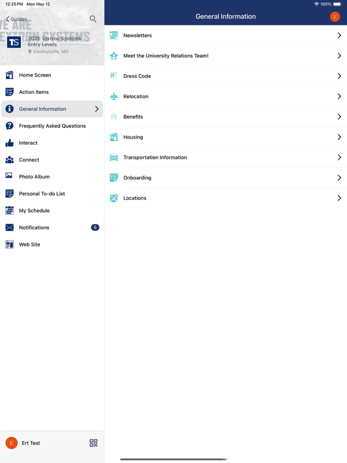Textron University Relations