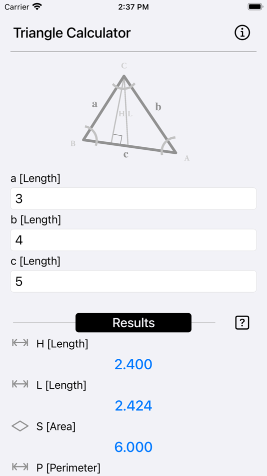 #1. Triangle Calculator Plus (iOS) 由: Heng Jia Liang