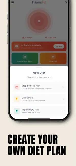 FriendFit- AI Calorie Battle screenshot 3