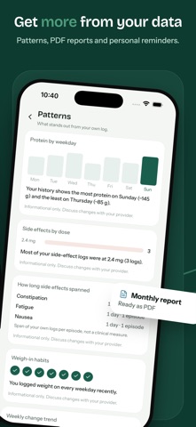 Glooba: GLP-1 Tracker Screenshot 8 of 8