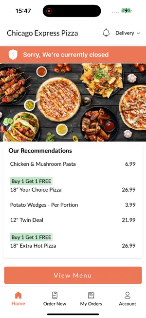 Chicago Express Pizza screenshot 2