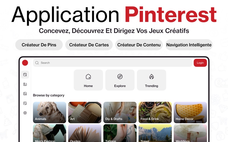 Screenshot #1 pour Application pour Pinterest
