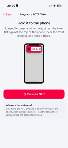 TOKEN2 NFC Burner Screenshot 5 of 10
