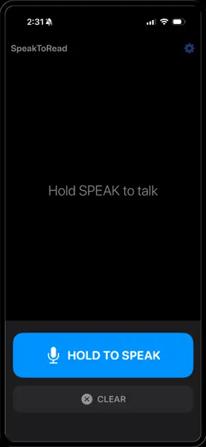 Speak to Read screenshot 1