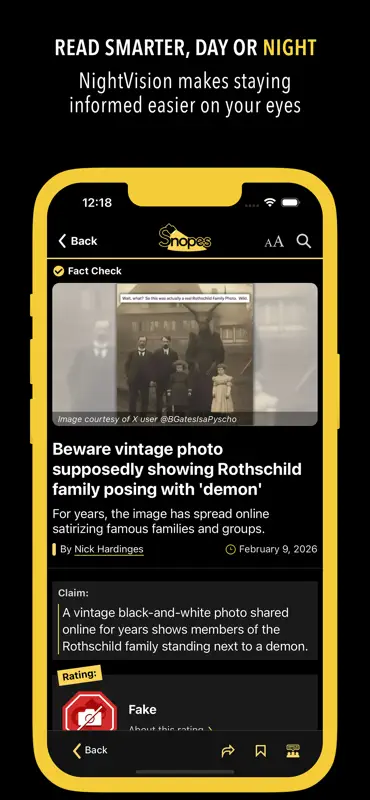 Snopes screenshot 4 of 7