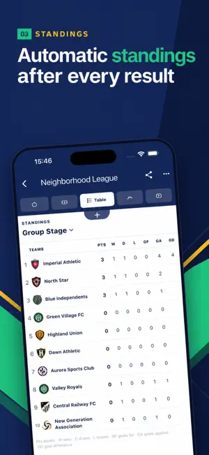 Copa Fácil: Tournament Maker screenshot 3