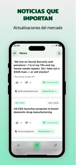 Captura de pantalla de Mergen: Diario De Comercio en iPhone 5