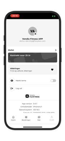 Vendia Fitness screenshot