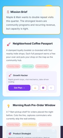 BrainStorm: AI Idea Generator Screenshot 2 of 3