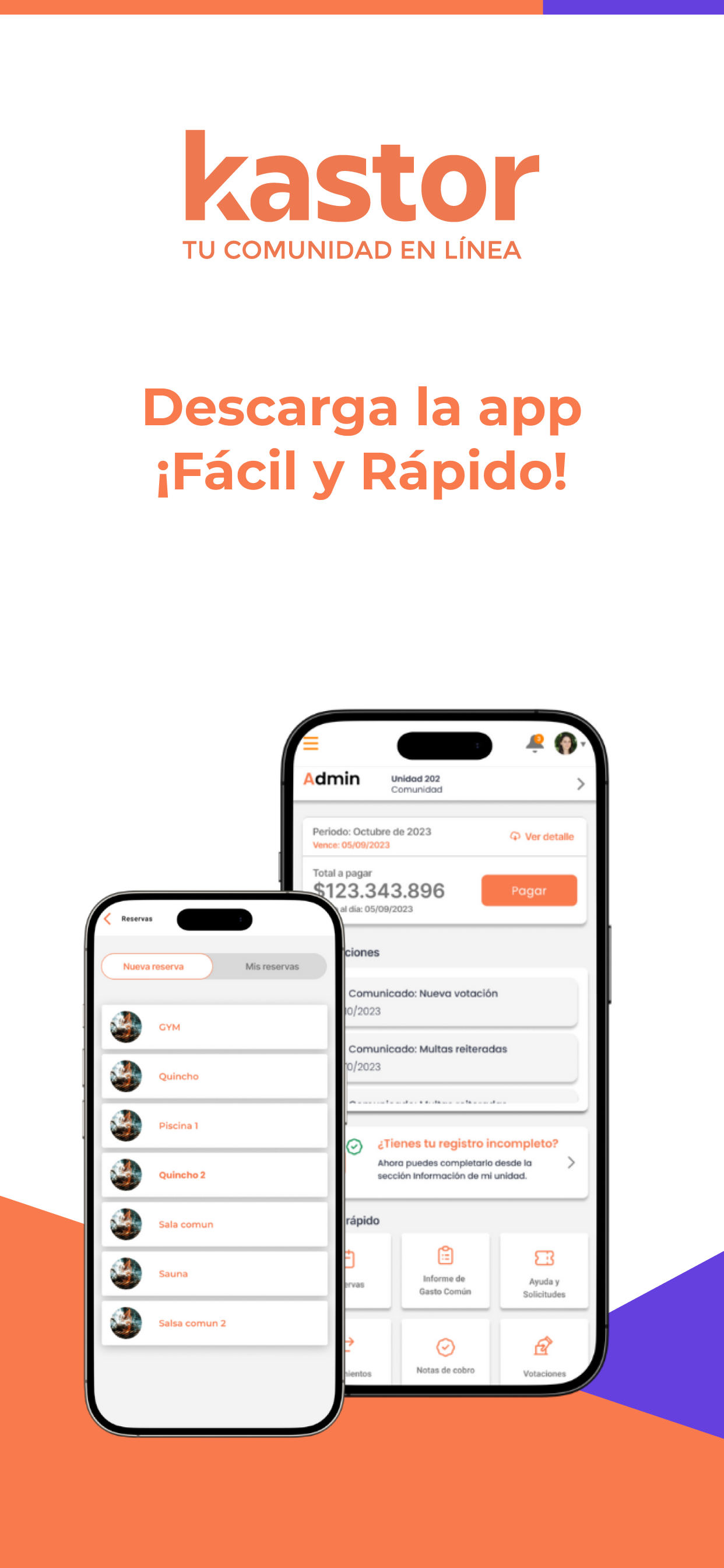 Kastor, tu comunidad en línea.