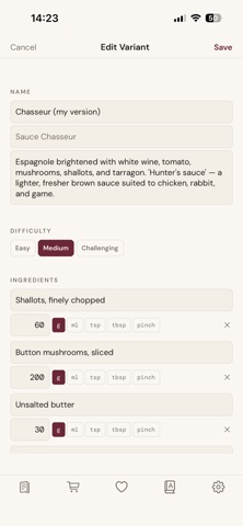 Escoffier Screenshot 6 of 7