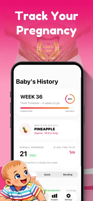 SmolKicks: Baby Kick Counter screenshot 1