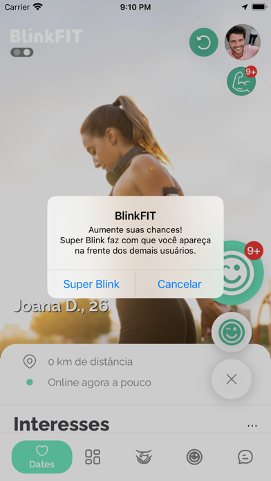BlinkFIT: Relacionamento Fit Screenshot