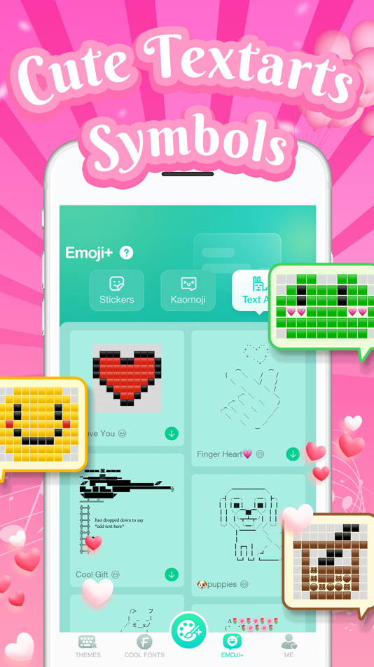 #4. Kika Keyboard: Custom Themes (iOS) بواسطة: Cheese Mobile, Inc.