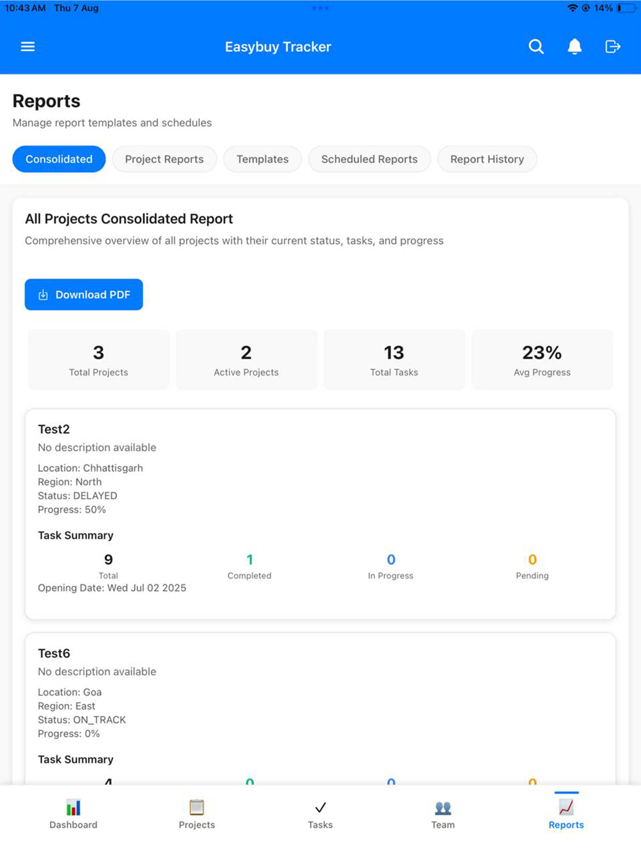 EasybuyTracker