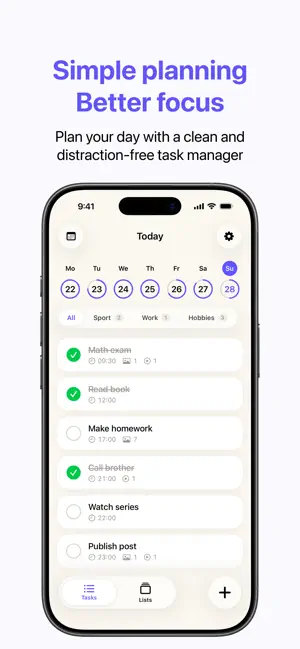 Focus Planner: To-Do List screenshot 1