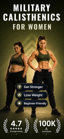Military Calisthenics - Women iPhone screenshot