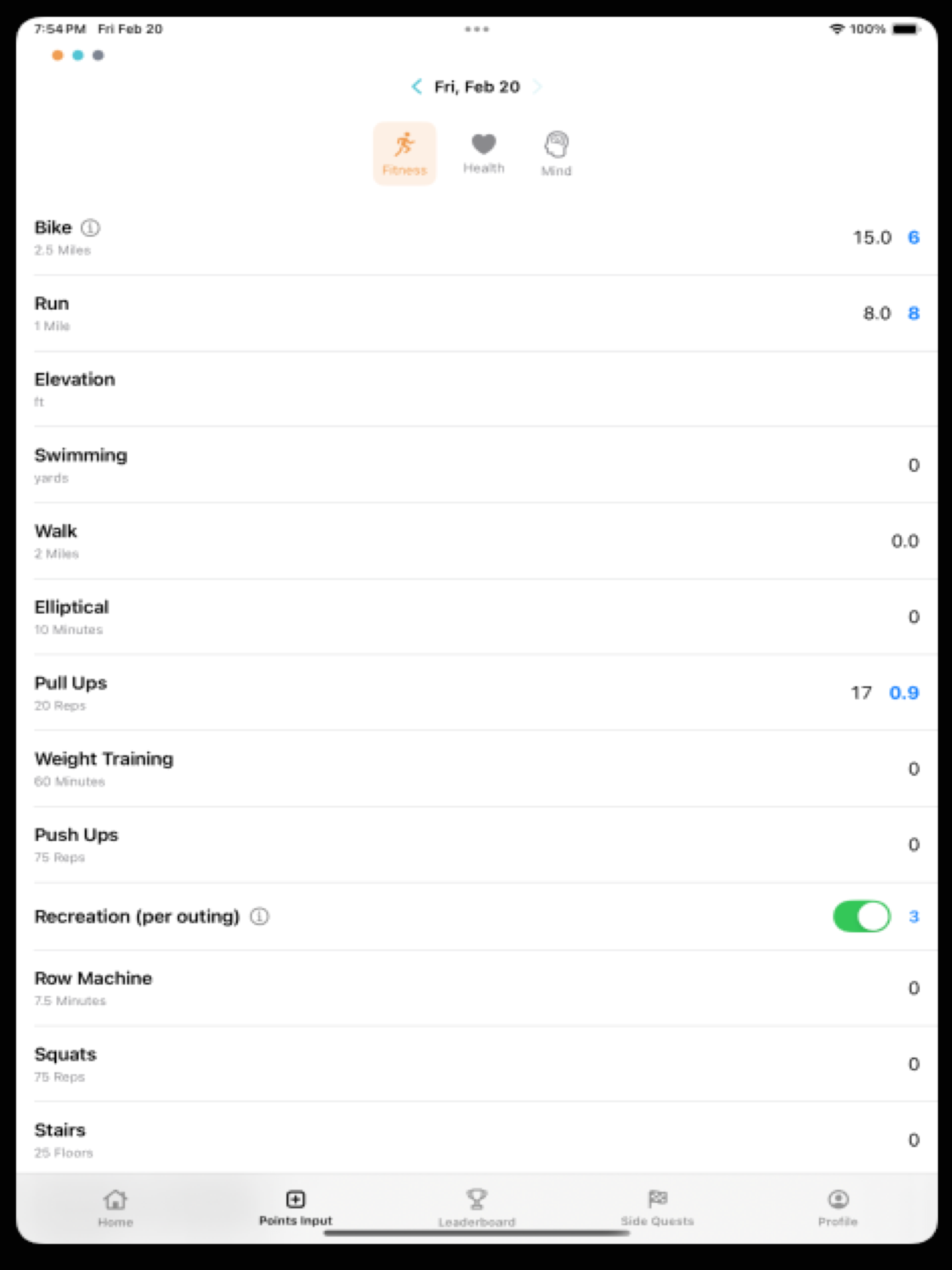 Peak Pursuit Fitness screenshot 8