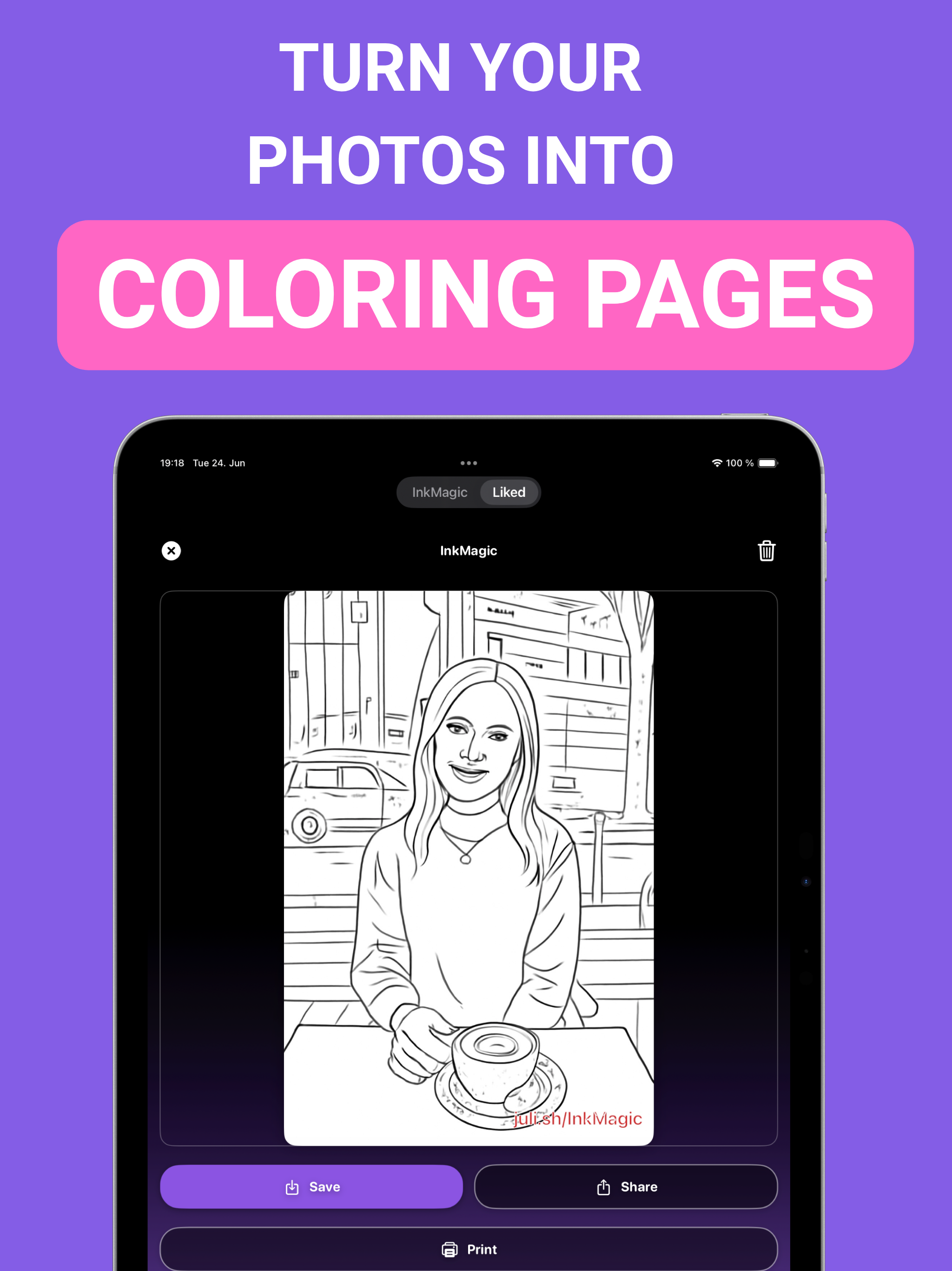 InkMagic Photo Coloring Pages screenshot 7