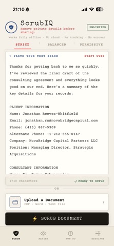 ScrubIQ: Protect Data for AI Screenshot 8 of 10