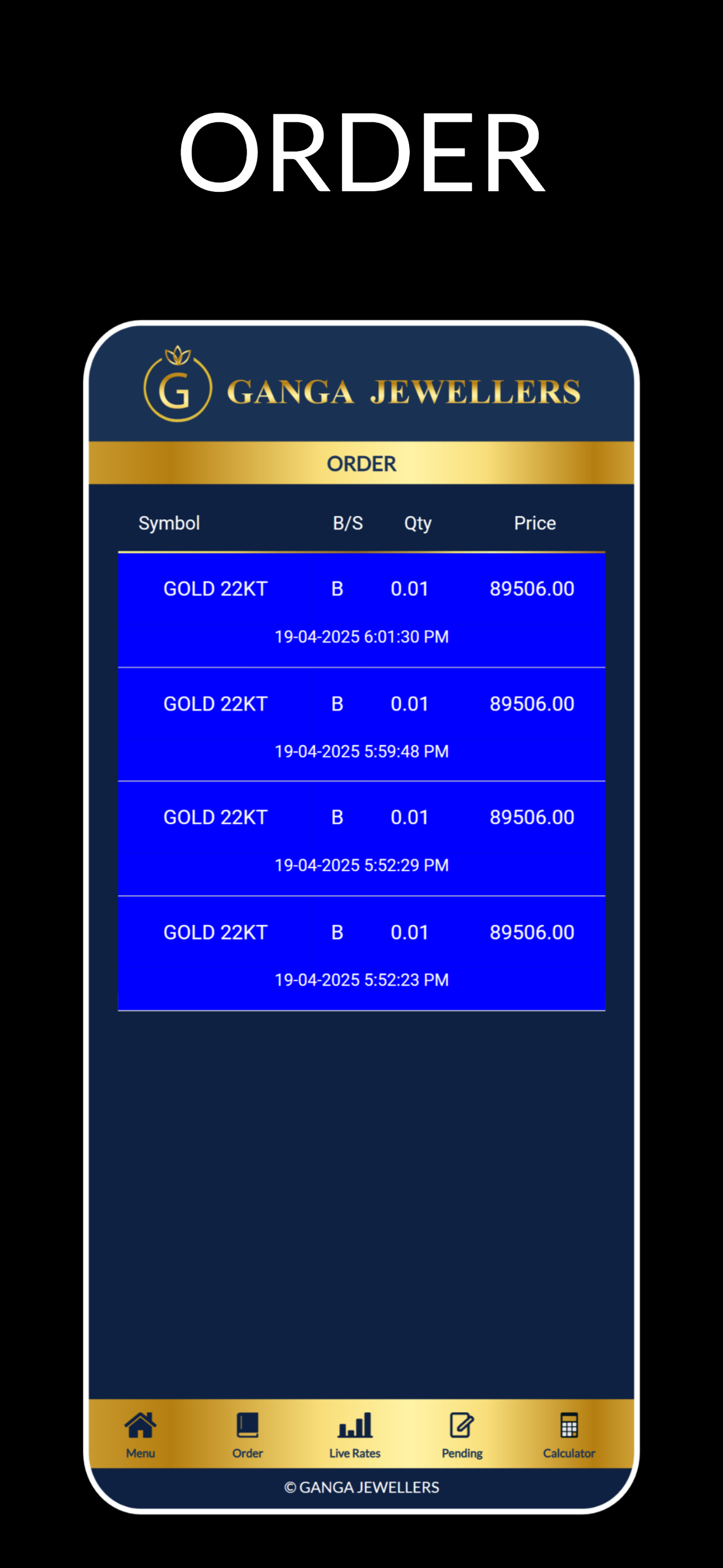 Ganga Jewellers Live