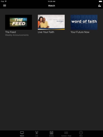 Word of Faith iPad screenshot