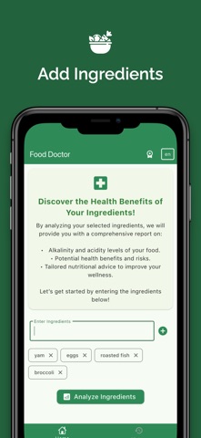 Food Doctor - Diet pH Checker iPhone screenshot