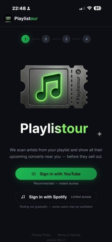 Playlistour screenshot