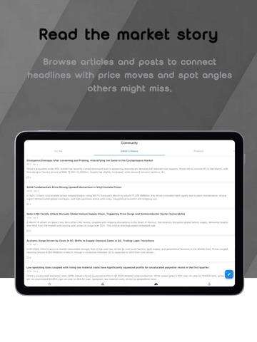ChemPriceHub iPad screenshot