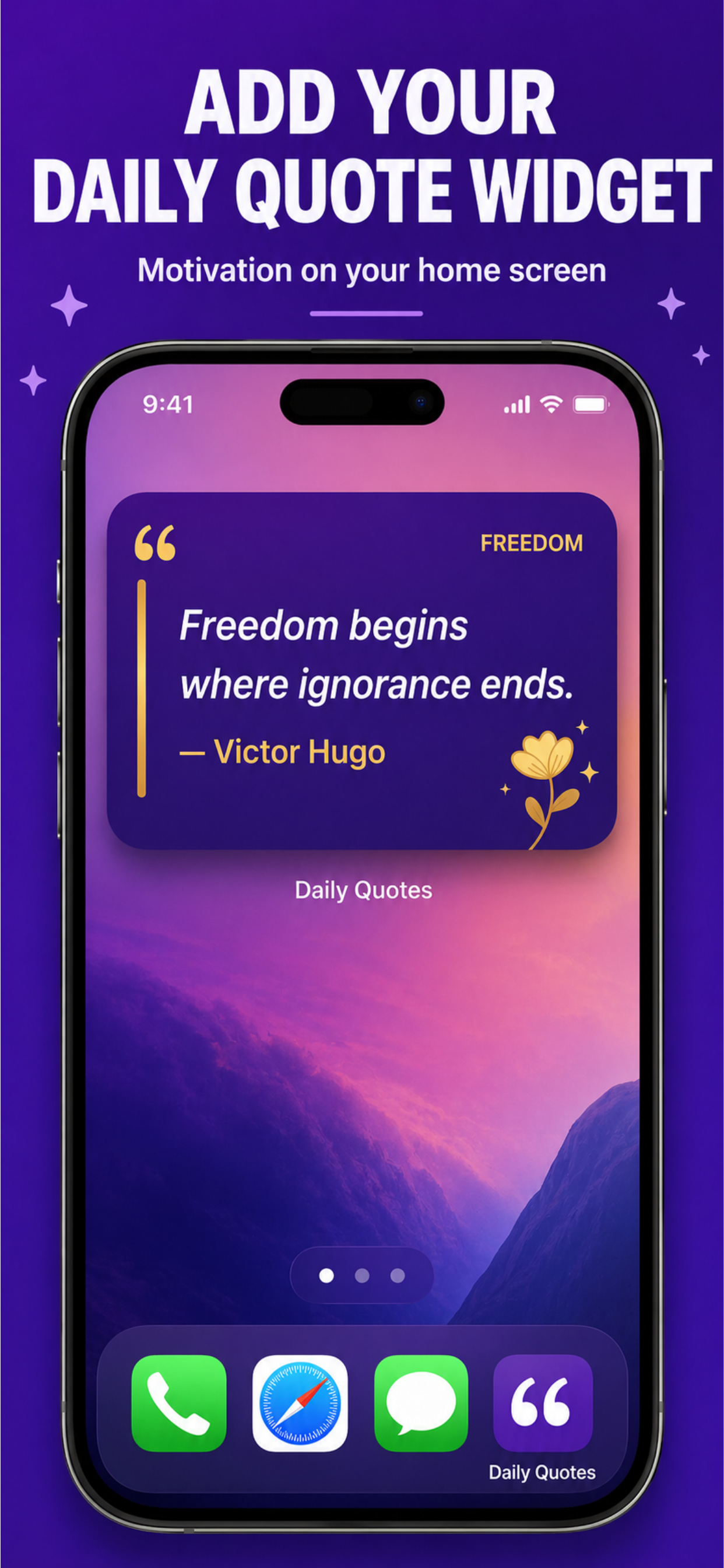 Daily Affirmations Quotes App screenshot 3