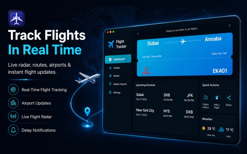 Flight Tracker | Live Radar24 screenshot