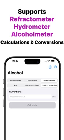 ABV Calculator: Brew & Distill iPhone screenshot