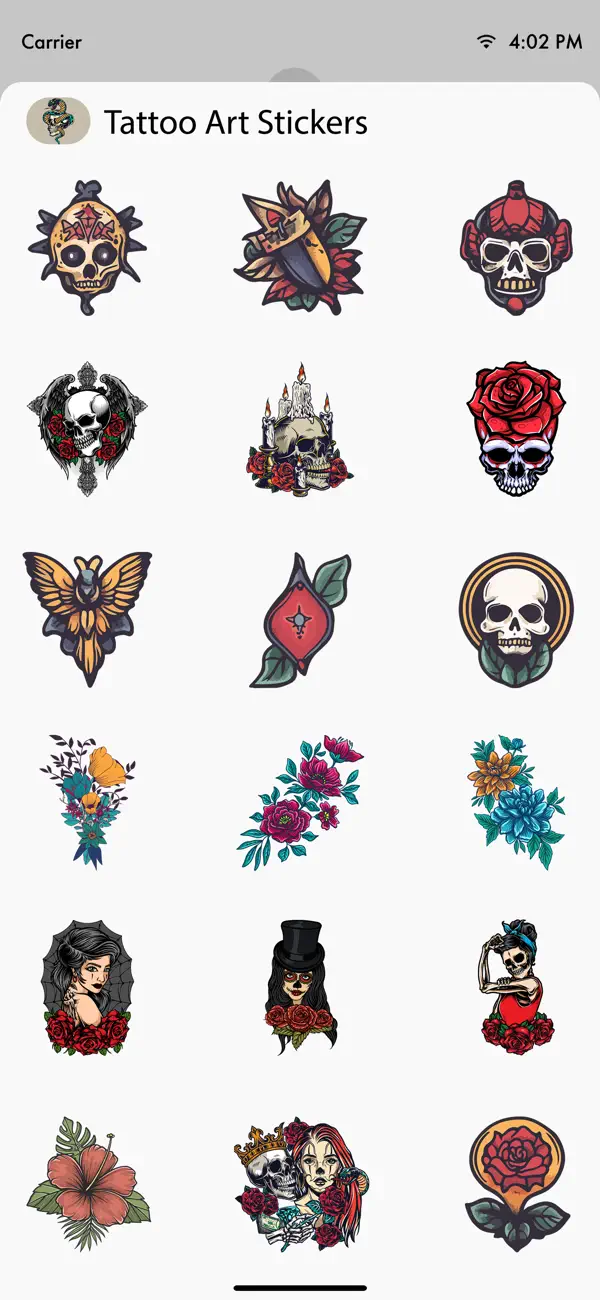Screenshot #3 pour Tattoo Art Sticker